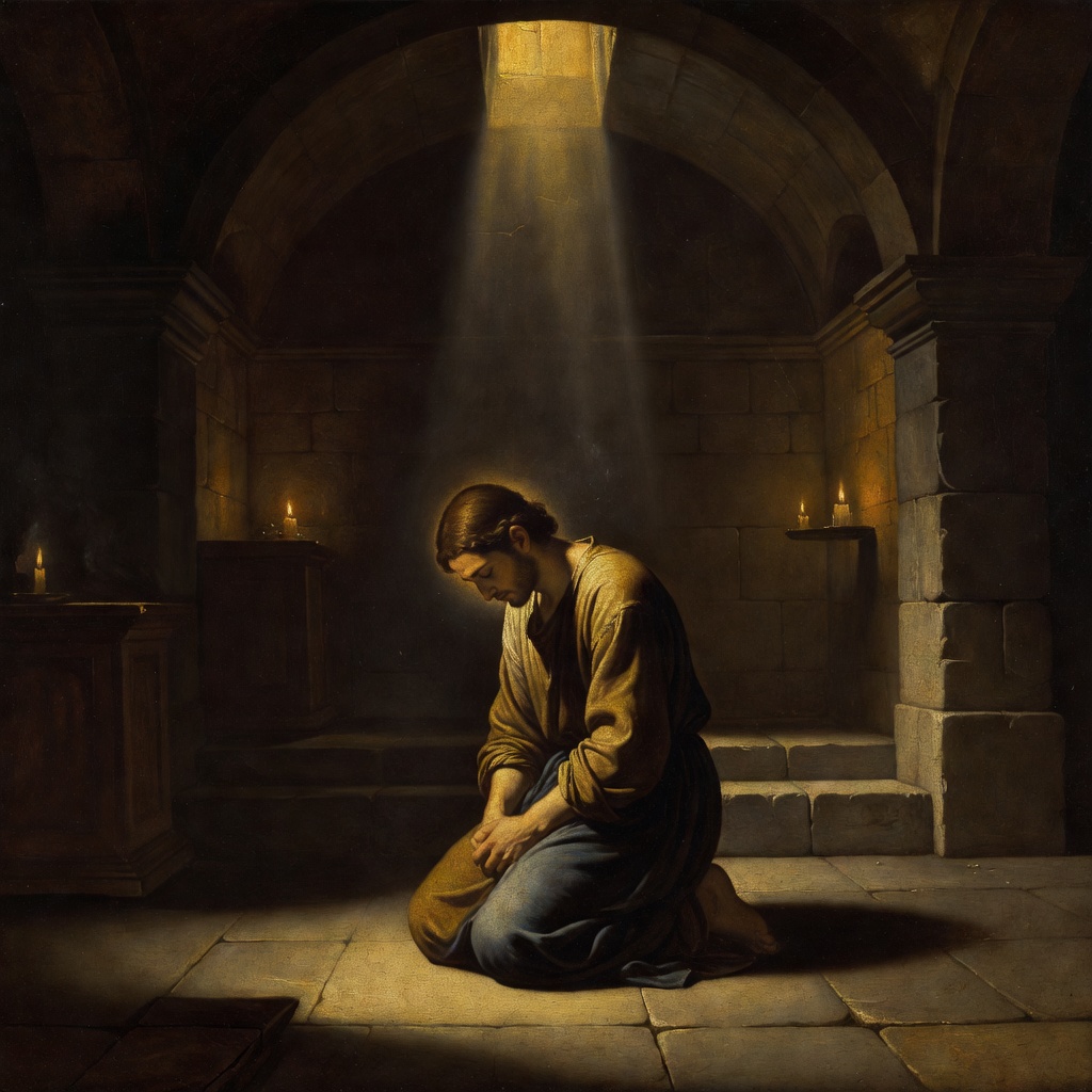 Recollection before prayer